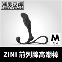 ZINI Anti-Shock 前列腺高潮棒 M尺寸 | 矽膠男性P點按摩射精感刺激 會陰肛門後庭肛塞魔仗