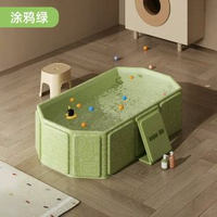 居家免安裝寵物洗澡盆加厚摺疊浴盆大號狗狗洗澡神器