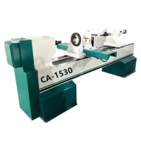Simple Operation and Complete Functions CA-1530 Wood Turning Lathe for Furniture Legs Baseball Bat Craft Machine Low Price