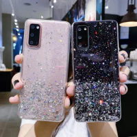 Phone Case For VIVO Y78 Plus Y36 5G V27E S16E V27 pro Y02 Y16 Y77e Y77 Y55S Shockproof Starry Sky Glitter Dispensing Phone Cover
