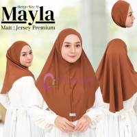 Kerudung Najwa HIjab Jilbab Bergo Instan Mayla Sport Non Pad Size M Original Kerudung Najwa Muslim O
