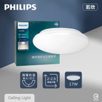 【Philips 飛利浦】2入組 LED 若欣 CL200 G3 17W 白光 黃光 全電壓 吸頂燈
