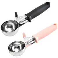 Stainless Steel Ice Cream Scoops for Mellon Balls Muffins Frozen Delicacies