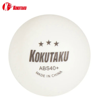 [RonnieW]KOKUTAKU 3 Stars Table Tennis Balls 40  New Material ABS Professional Ping Pong Ball for Comition Training 20/50/100pcs