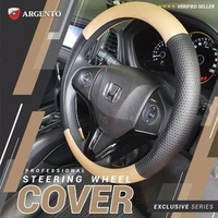 Ford Escape / Laser Sonic Sarung Setir/Cover Stir Mobil Exclusive Car Ford Escape Cream Hitam