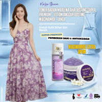 Toner Badan MARLENA AHA DOSTING Super Premium 100ml - Pembersih Daki & Antioksidan dengan Niacinamid