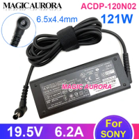 19.5V 6.2A For SONY BRAVIA KDL-42W654A KDL-50W685 KDL42W653 KDL-50W800B TV AC Adapter ACDP-120N10 SVF152C29L ACDP-120N02 Charger