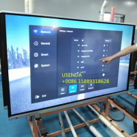 75 Inch 4K Finger Multi Touch All In One PC LCD Digital Display Smart TV Electronic Whiteboard Interactive Panel