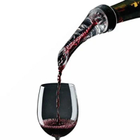 Magic Wine Decanter Red Wine Aerating Pourer Spout Decanter Wine Aerator Quick Aerating Pouring Tool Pump Portable Filter Bar