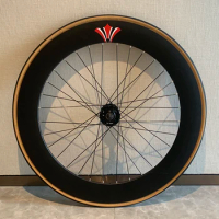 Track Fixie Bike Wheel Flip-flop Rim Hight 70mm Front Rear 32H Hub Single Speed Bicycle Wheelset Aluminum Alloy With 700C Tires