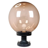 彩渝 300MM PMMA 門柱燈(圓球 戶外球形柱頭燈 球型燈罩 庭園燈 可搭配LED)