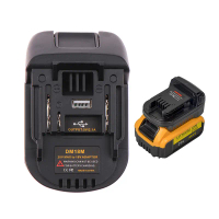 Battery adapter, 1PC, converts for Dewalt 20V and Milwaukee M18 18V batteries, compatible with Makit