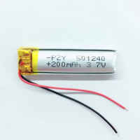 New Hot 501240 polymer lithium battery For 730 Bluetooth headset HBS-700 3.7V charging 200MAH core Li-ion Cell Rechargeable
