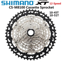 NEW Shimano DEORE XT CS-M8100 CS M8100 Cassette Sprocket M8100 Freewheel Mountain Bike MTB 12-Speed 10-45T 10-51T Bike Parts