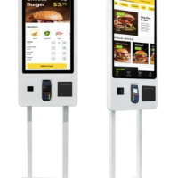 32 inch order kiosk barcode scanner kiosk payment touch screen self service kiosk vending machine