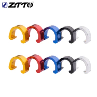 ZTTO 10Pcs Bicycle Brake Cable Shifter Line Buckle Tubing Cable C-Clip MTB Road Bike Frame Cable Lock Fixed Clamp Clips Alloy