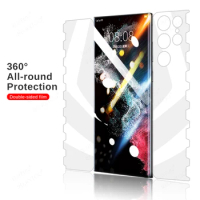 S23Ultra Screen Protector For Samsung Galaxy S23 Ultra Sansung S 23 Plus S23+ 22Ultra Soft Full Body Hydrogel Protective Film