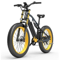 2023 New LANKELEISI E-bike RV700 1000W 48V Electric Bike 26 Inch 4.0 Fat Tyre Off-road Electric Bike
