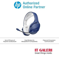 HyperX Headset Gaming Cloud Jet Wireless - Black / Blue Leather Stereo Bass Android iOS Bluetooth Mi