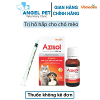 Azisol Vemedim Bột Pha Uống Phòng và Trị Hô Hấp, Tiêu Hóa Cho Chó Mèo Chai 4,5gr