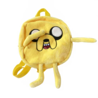 Adventure Time Jake Dog Plush Backpack Kawaii Cute Bags for Kids Boys Girls