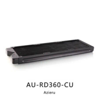 Azieru AU-RD360-CU 120 240 360銅 水冷排 換熱器 散熱排 冷排 銅排_AU-RD240