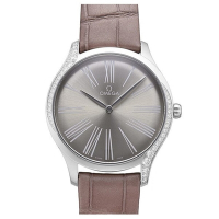 OMEGA 歐米茄 蝶飛系列(428.18.39.60.13.001)灰棕色面腕錶x39mm