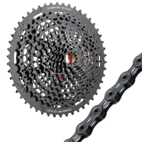 RYET Mountain Bike 12 Speed 9-50T Cassette XD Black 535g 12s MTB Bicycle k7 12s cassette and Chain X12SLChain Cycling FreewheeL