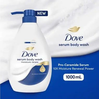 Sabun Mandi Cair Dove Body Wash Pump 1 Liter Nourishing, Cucumber Green Tea, Revive Pomegranate Lemo