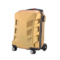 2023 New Fashion Skateboard Scooter Suitcase for Kids Riding Luggage suitcase Adult Folding Business Board Bag Trolley