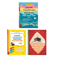 Sách - Combo: Giải mã chuyên sâu ngữ pháp Tiếng Trung HSK giao tiếp HSK1- HSK6