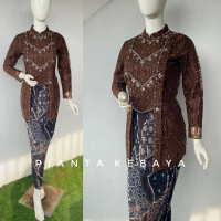 Kebaya Arsyila Mewah Payet | Kebaya wisuda | Kebaya modern | set tunik Kutubaru lamaran pesta