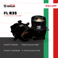 FOGLAMP PROJECTOR KURO RAIJIN R-35 BLUE LENS (50/55WATT)