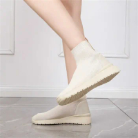Pipe Boots Slip-on Orange Boots Woman Flats Boot Type Sneakers Shoes Size 49 Sport Special Wide Girl Snow Boots Designers