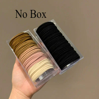 Dây Buộc Tóc Mềm Đàn Hồi, 10 Cái, Dây Buộc Cơ Bản, Scrunchie, Thích Hợp Cho Tóc Đuôi Ngựa Cao, Cao S