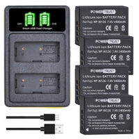 PowerTrust NP-W126 NPW126 NP-W126S Battery and Fast Charger for Fujifilm X100F X-A10 X-A7 X-A5 X-A3 X-A2 X-A1 X-E2 X-E2S X-Pro1