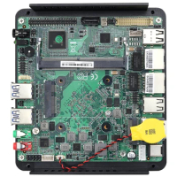 Industrial Mini PC Fanless Celeron J4125 Quad-Core N4000 2 LAN 4 COM RS485 Desktop Computer Windows 10 Pro Linux WIFI minipc