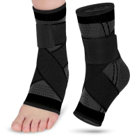 1PC Knitted Nylon Fabric Ankle Strap with Pressure Support for Running and Basketball Sports - Ankle
