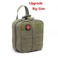 Tactical First Aid Pouch Patch Bag 1000D Nylon Molle Military IFAK Medical Kit Outdoor EMT Emergency EDC Rip-Away Survival Pack