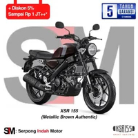 SIM-Sepeda Motor Yamaha ALL NEW XSR 155 XSR 155-Metallic Brown Authentic