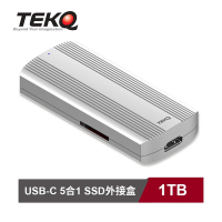 【TEKQ】583 URUS USB-C 5 合 1 外接 M.2 固態硬碟 1TB