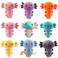 Kawaii Axolotl Plush Toy Cartoon Cute Animal Stuffed Plushie Doll For Kids Birthday Christmas Hallow