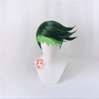 JOJO's Bizarre Adventure Diamond Is Unbreakable Rohan Kishibe Cosplay Wig Green