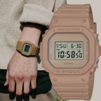 【CASIO 卡西歐】G-SHOCK 大地色系手錶(DW-5600NC-5)