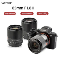 VILTROX 85mm F1.8 II Lens Mark for Fuji Large Aperture AF for Canon for Sony FE 85mm F/1.8 Nikon Z Mount Camera
