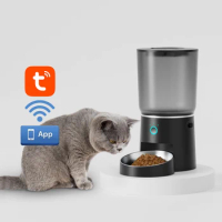 Small animal wifi control freeze dry food smart automatic pet feeder dog machine