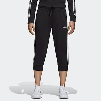 Adidas W E 3S 3/4 Pant DP2395 女 七分褲 運動 訓練 健身 休閒 縮口 黑