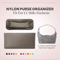 Nylon Purse Organizer Insert, Inner Liner Bag Fit for LV Hills Pochette Bag Lightweight Inner Liner 