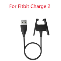 USB Charger Cord For Fitbit Charge 2 Smart Bracelet Fast Charging Cable For Fitbit Charge 2 Wristband Dock Adapter Accessories