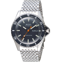 MIDO 美度 官方授權 海洋之星TRIBUTE 75週年特別腕錶M0268301105100-黑